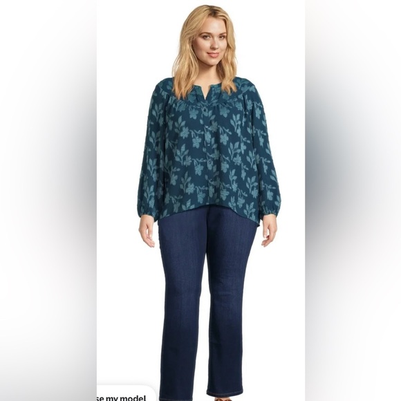 Pioneer Woman Pull on Jeans, stretchy pull on. Plus size 2X (20W-22W) NWT - Picture 10 of 10